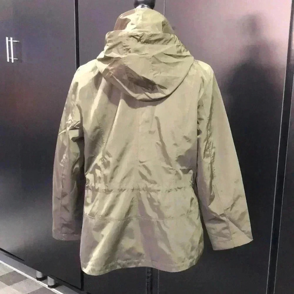 Charter Club Water Resistant hooded,zip/snap/front,elastic waist,pockets jacket - Picture 2 of 11